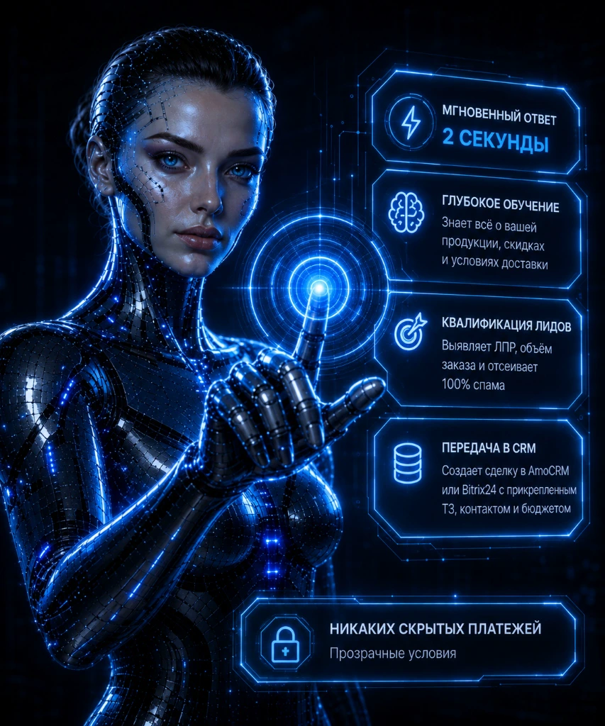 AI-Ассистент VAVAI: мгновенный контакт и квалификация лидов 24/7